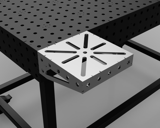 Welding Fixture Table Vise Mount - 10"